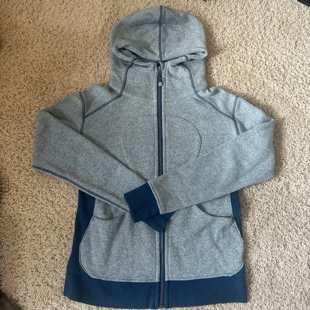 Lululemon Athletica Gray and Navy Hoodie